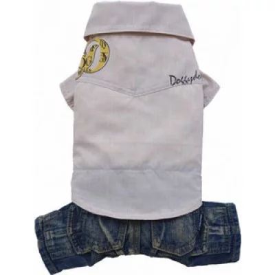 Doggy Dolly Сорочка з джинсами DD бежевий