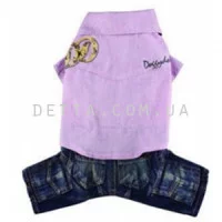 Doggy Dolly Сорочка з джинсами DD бузковий