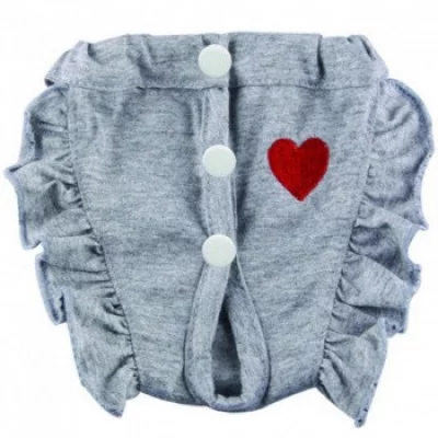 Doggy Dolly Труси сірки з сердечком