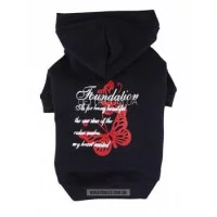 Doggy Dolly Butterfly hoot black Толстовка для собак, чорна