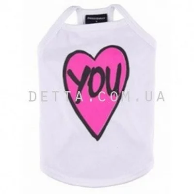 Doggy Dolly  Майка для собак, біла