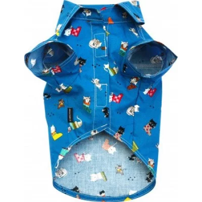 Doggy Dolly Сорочка темно-блакитна
