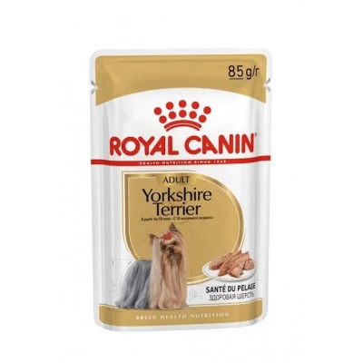 Royal Canin YORKSHIRE ADULT 85г Повнораціонний консервований корм для дорослих собак породи йоркширс