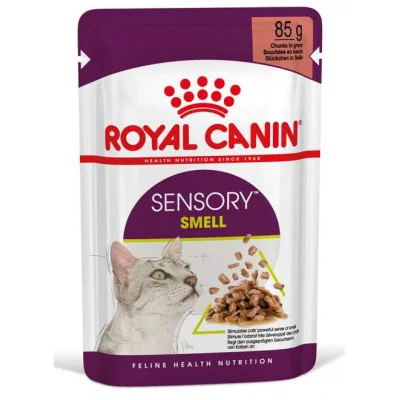 Royal Canin SENSORY SMELL GRAVY- консерви для вибагливих котів у соусі, стимуляція запахом