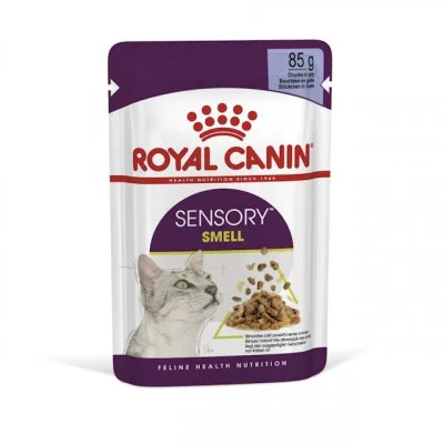 Royal Canin SENSORY SMELL JELLY  консерви для вибагливих котів у желе, стимуляція запахом