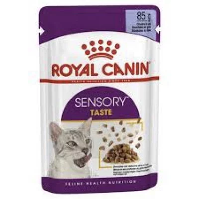 Royal Canin SENSORY TASTE JELLY  консерви для вибагливих котів у желе, стимуляція смаком