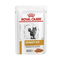 Royal Canin URINARY S/O MODERATE CALORIE cat pouches (шматоч..