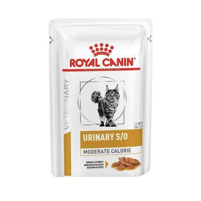 Royal Canin URINARY S/O MODERATE CALORIE cat pouches (шматочки у соусі)